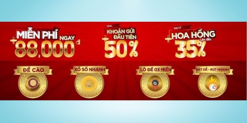 Các chương trình khuyến mãi Lode88 siêu HOT, siêu hấp dẫn 2 Hoa Hồng Giới Thiệu Siêu Hấp Dẫn Giúp Khách Hàng Nhận Nhiều Quà Tặng